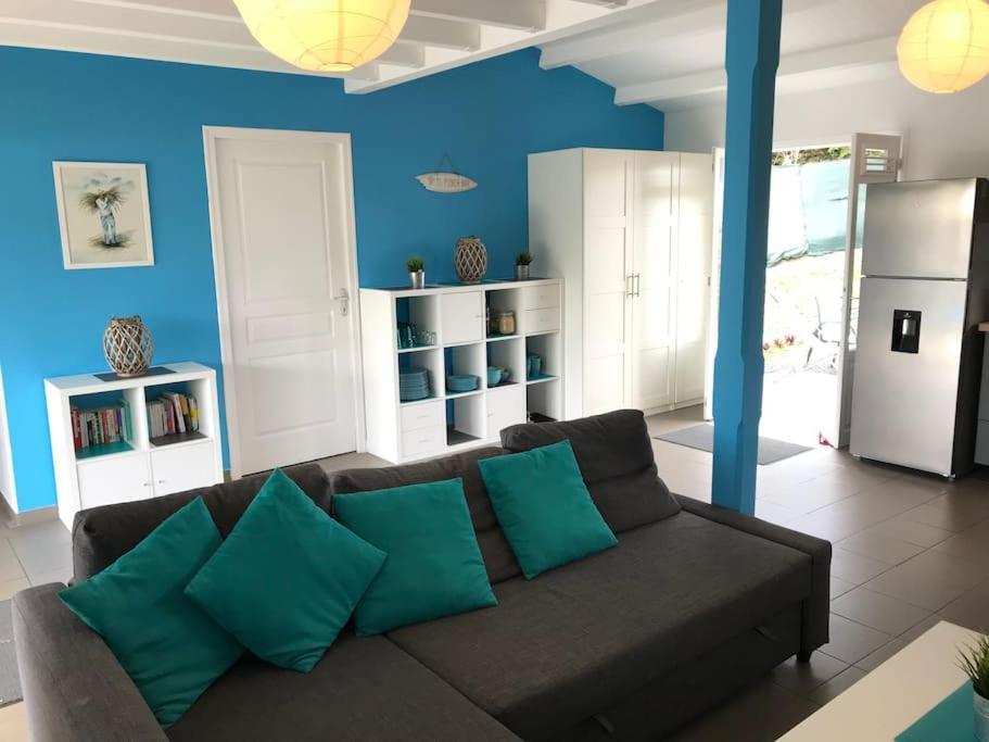 Villa Ti Bleu Caraibes 8 Personnes A St Francois Saint-Francois  Exteriör bild
