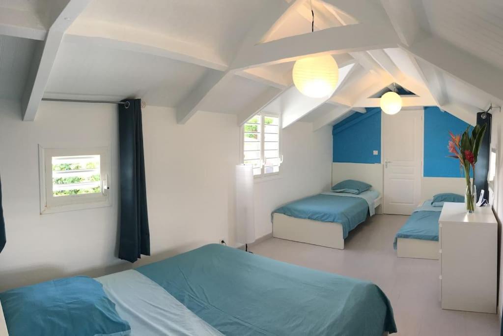Villa Ti Bleu Caraibes 8 Personnes A St Francois Saint-Francois  Exteriör bild