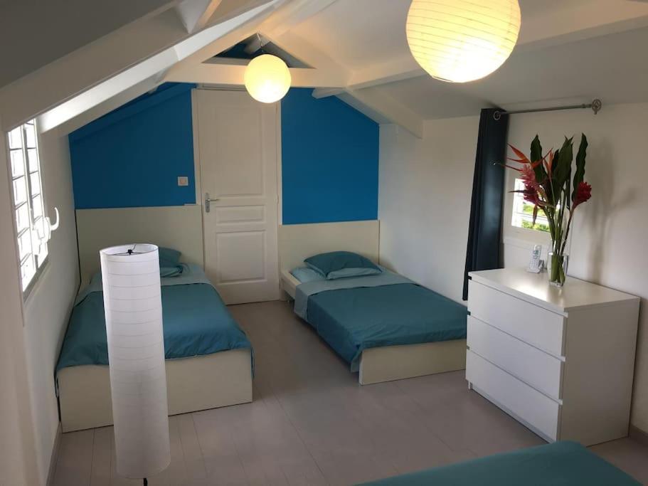 Villa Ti Bleu Caraibes 8 Personnes A St Francois Saint-Francois  Exteriör bild